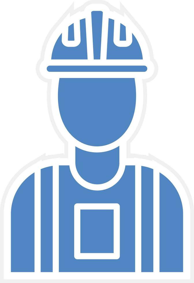 Construction Worker Vector Icon