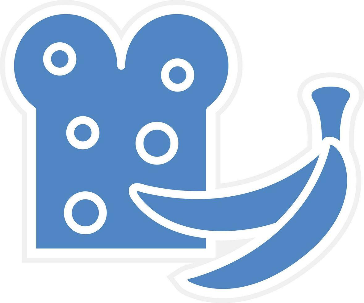 Banana Bread Vector Icon