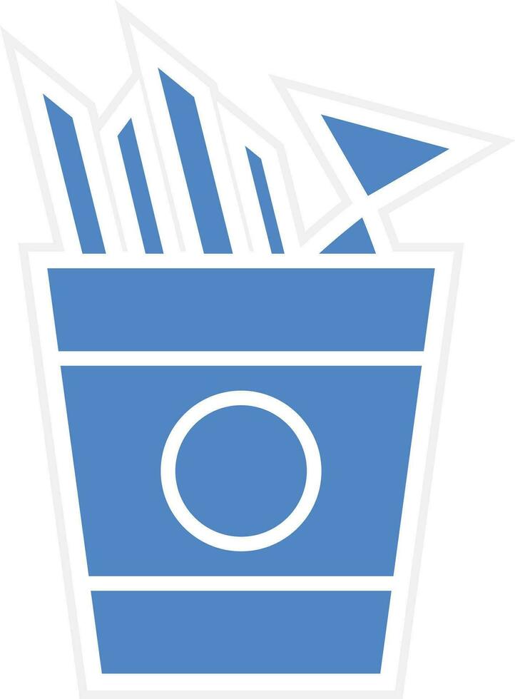 Fish And Chips Vector Icon