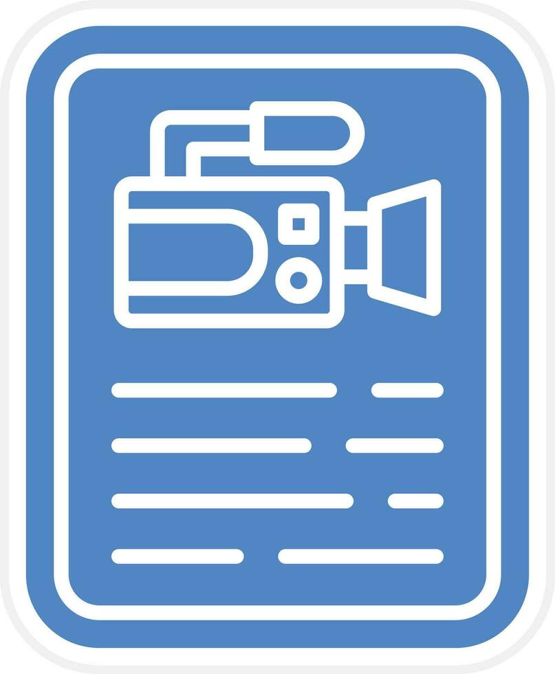 Movie Poster Vector Icon