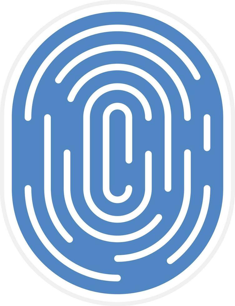 Fingerprint Vector Icon