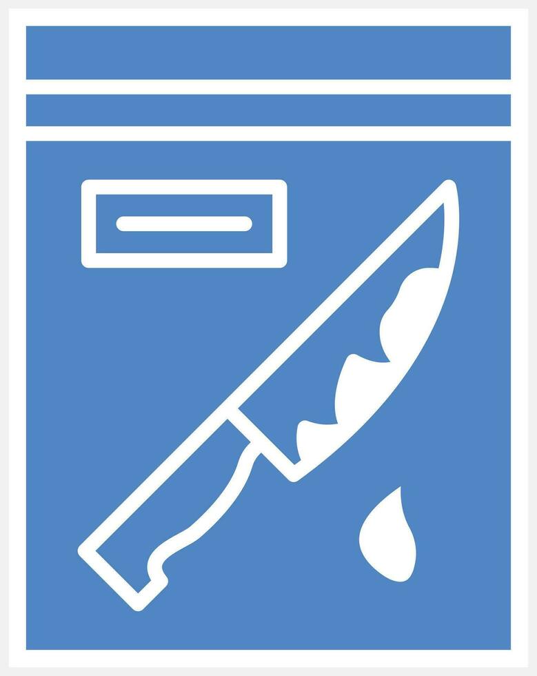 Blood Evidence Vector Icon