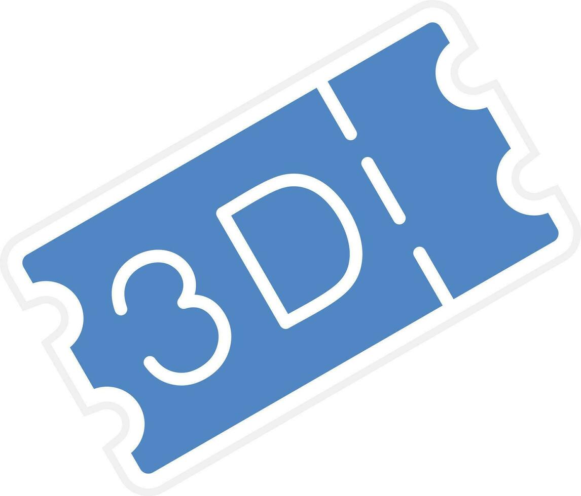 Movie Ticket Vector Icon