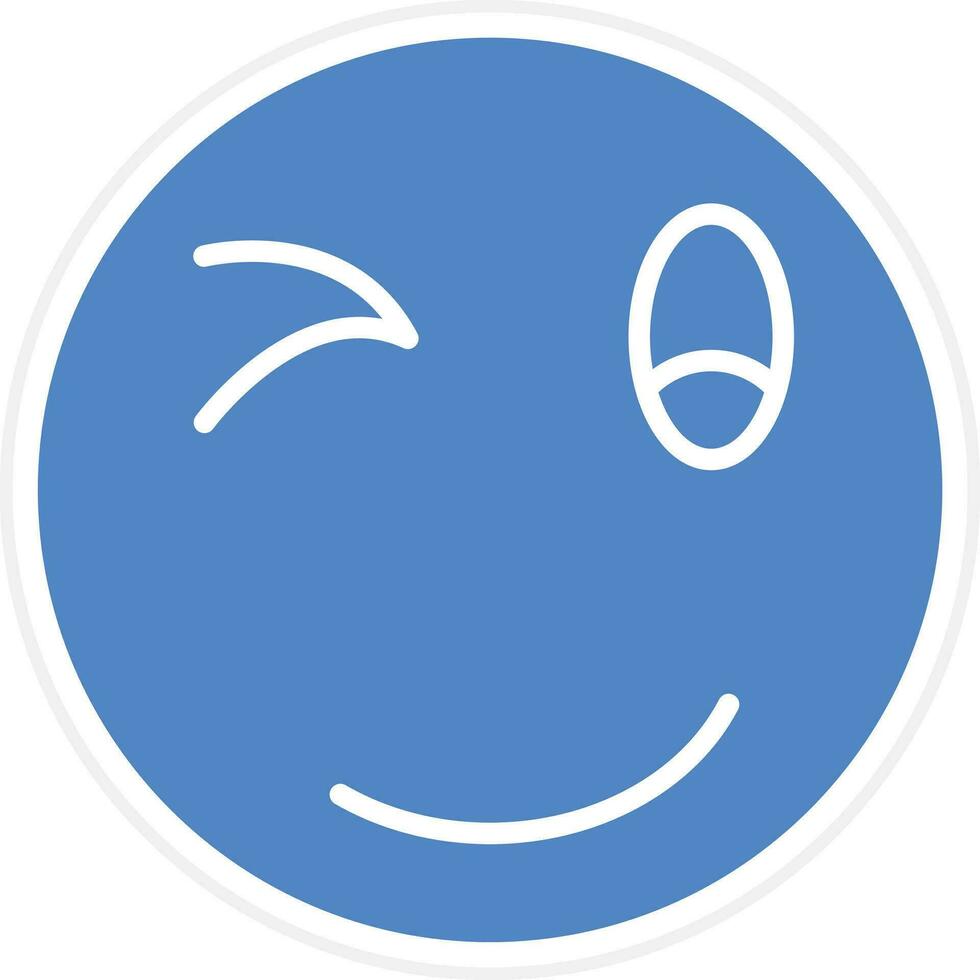 Winking Face Vector Icon