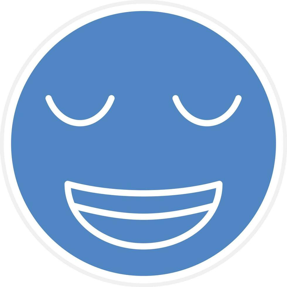 Grinning Face Vector Icon