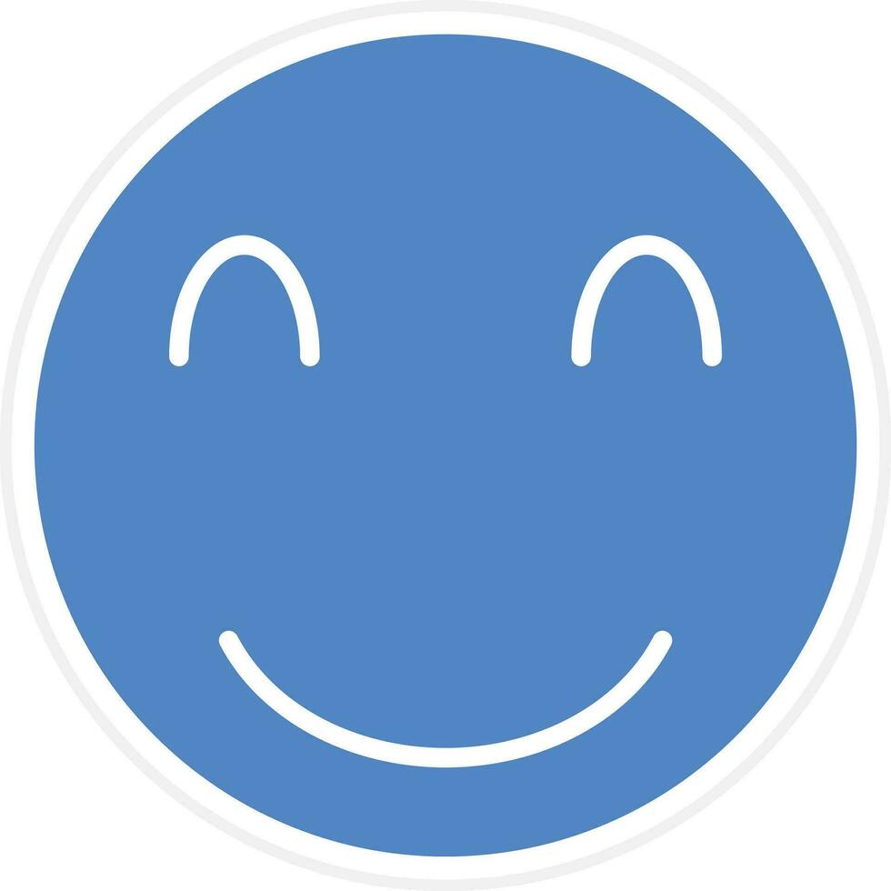 Smiling Face Vector Icon
