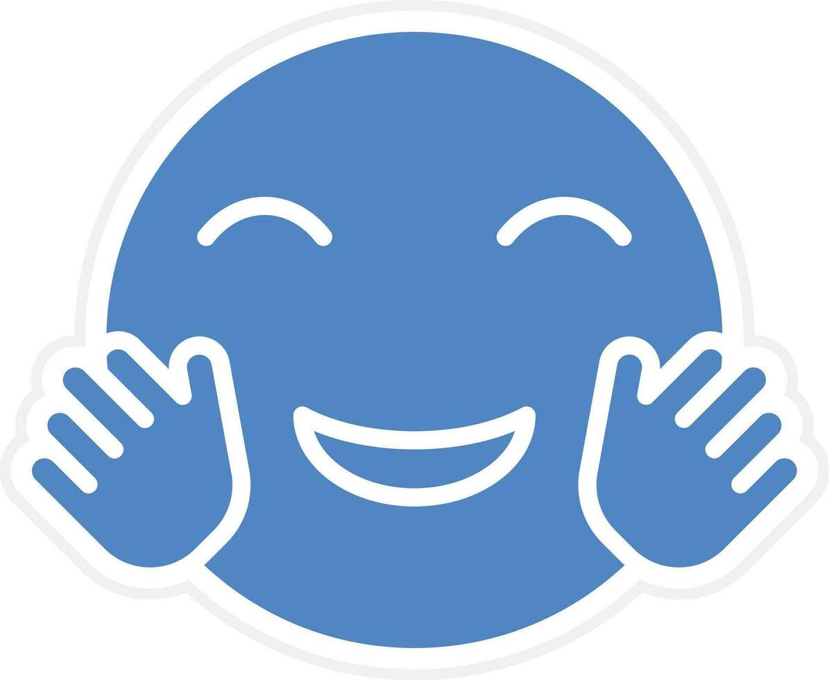 Hugging Face Vector Icon