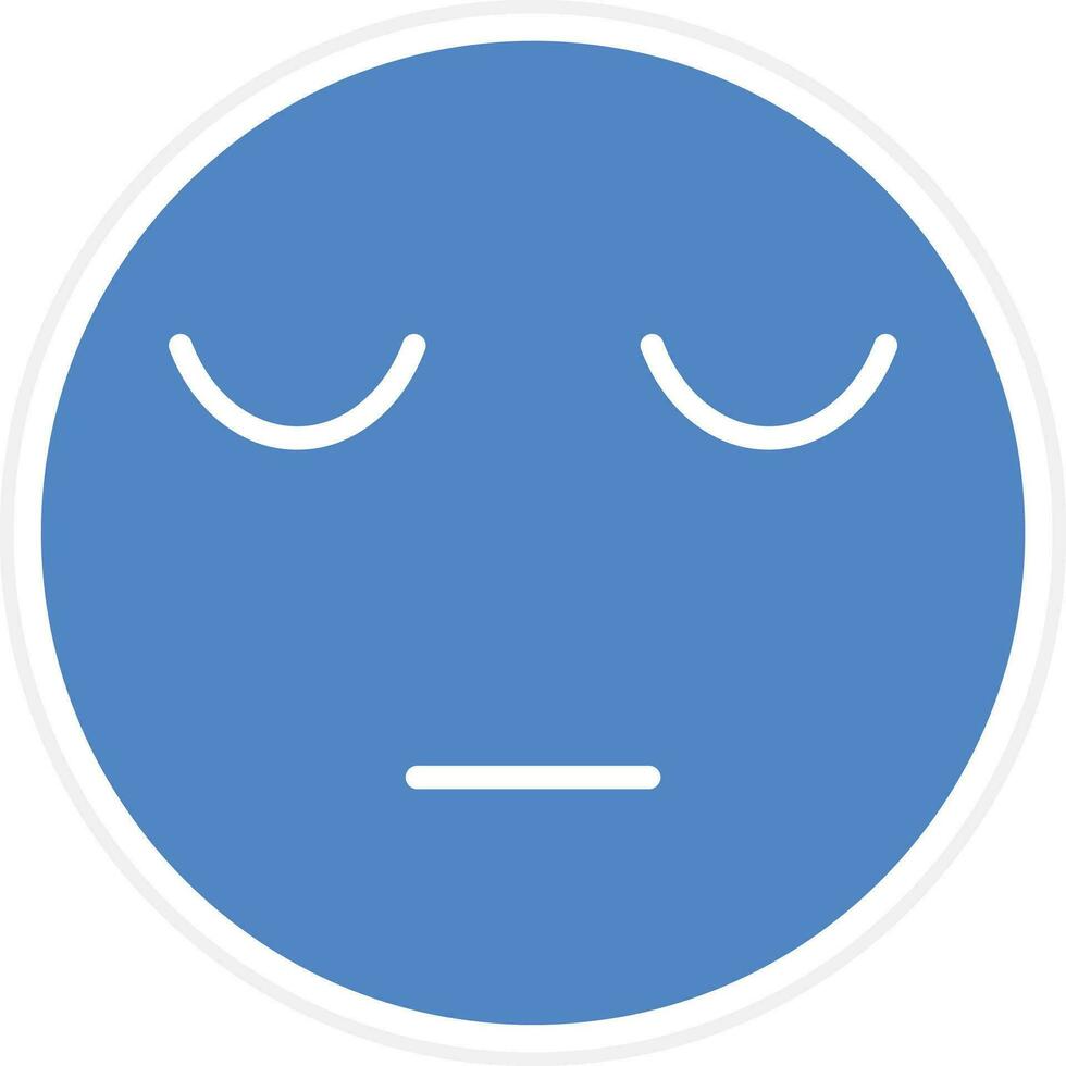 Pensive Face Vector Icon