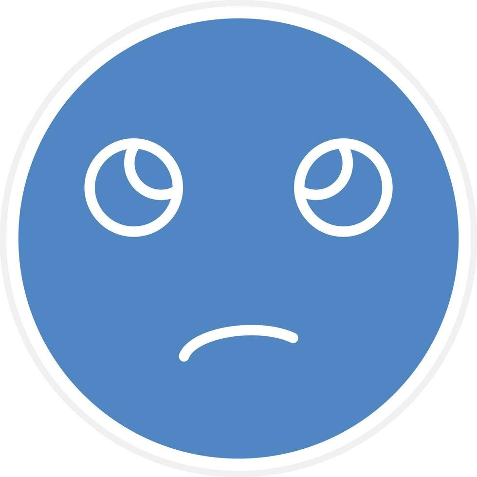 Face with Rolling Eyes Vector Icon