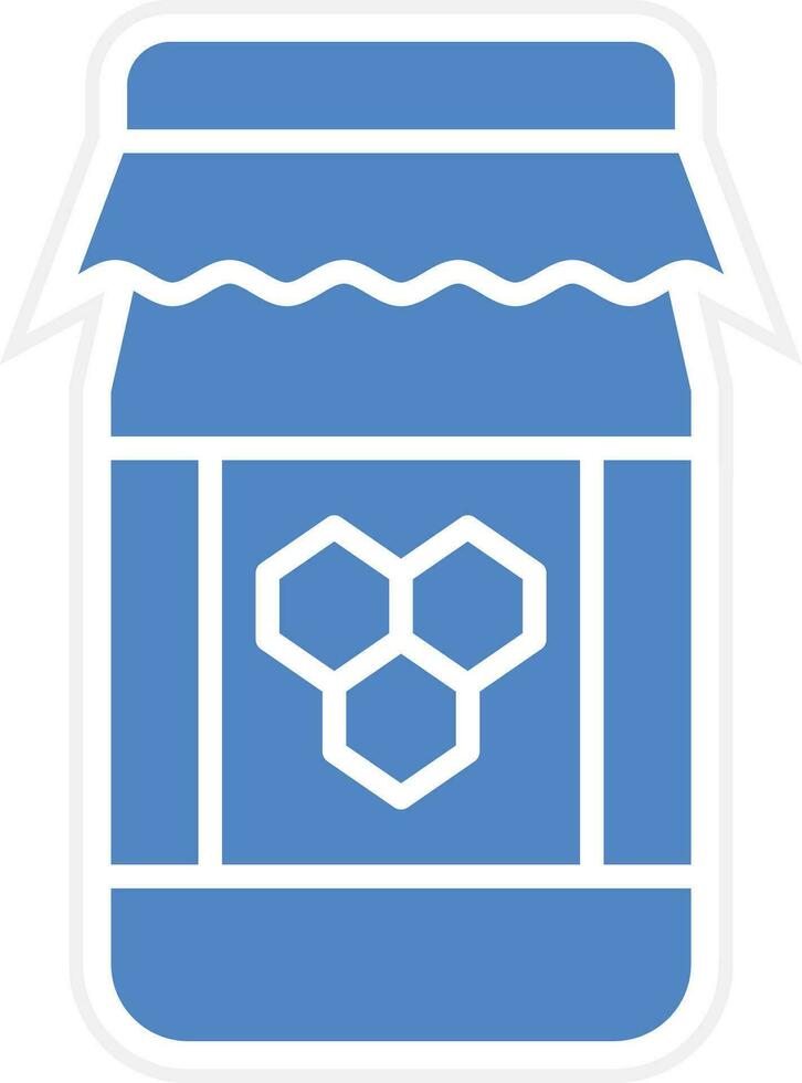 Honey Jar Vector Icon