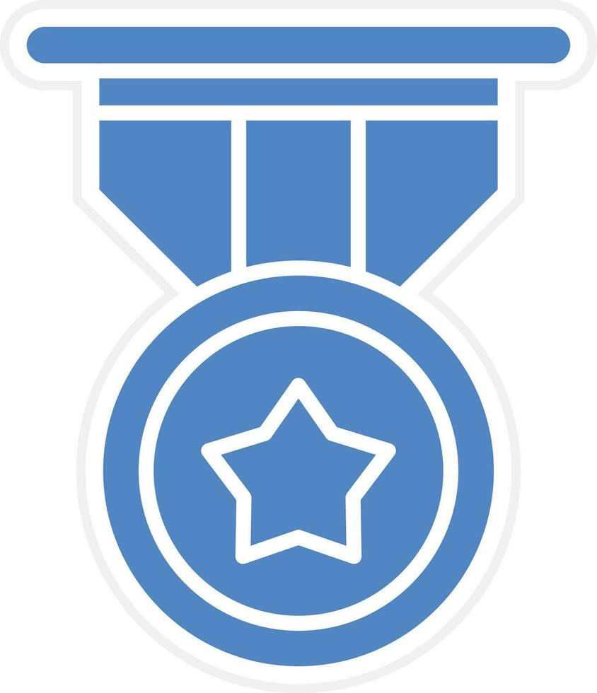 Gold Medal Vector Icon