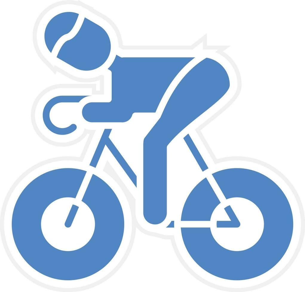 Cycling Vector Icon
