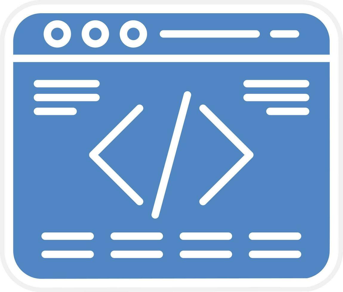 Web Programming Vector Icon