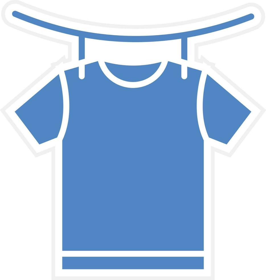 Drying Clothes Vector Icon