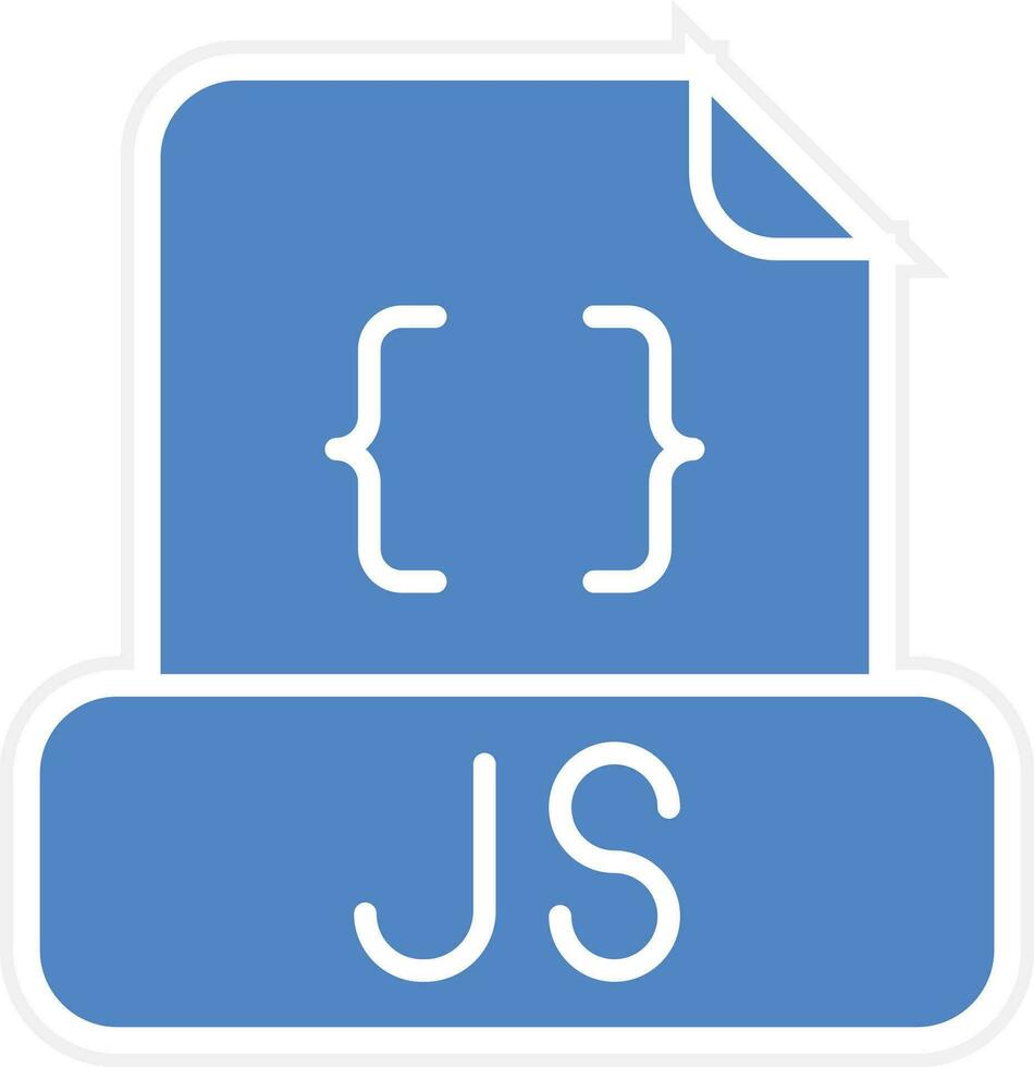 icono de vector de archivo javascript