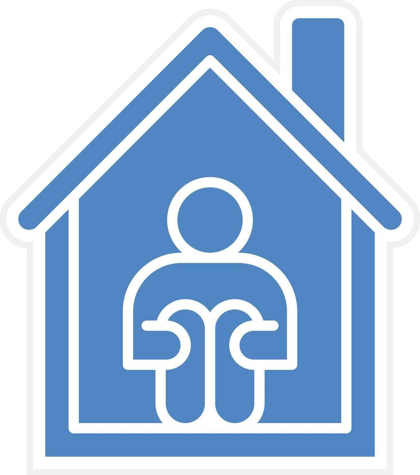 Sheltering Vector Icon