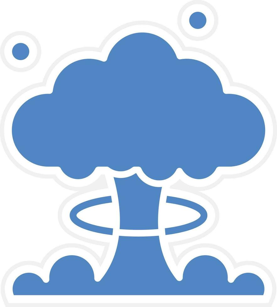 Nuclear Explosion Vector Icon