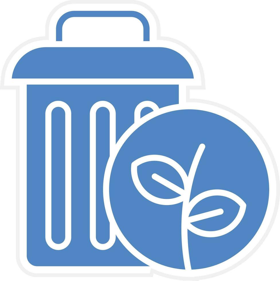Plant Trash Vector Icon