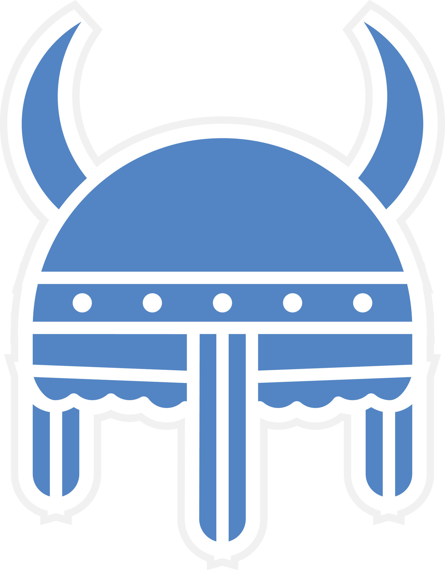 Viking Helmet Vector Icon Vector Art At Vecteezy