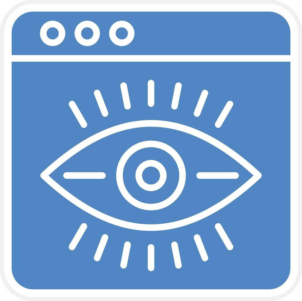 Web Visibility Vector Icon