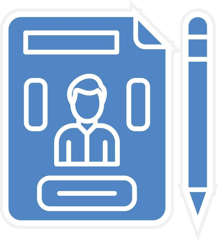 Portfolio Vector Icon