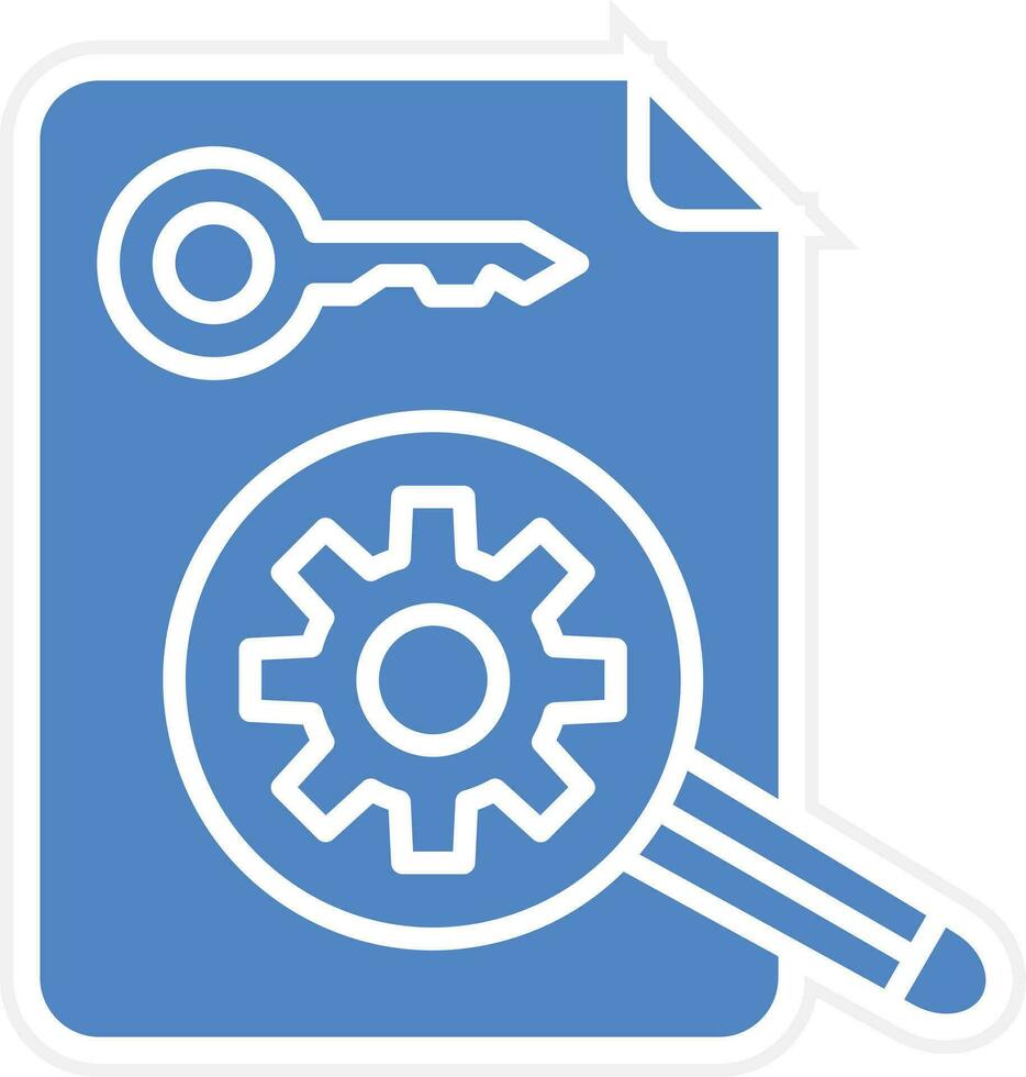 Keywords Optimization Vector Icon