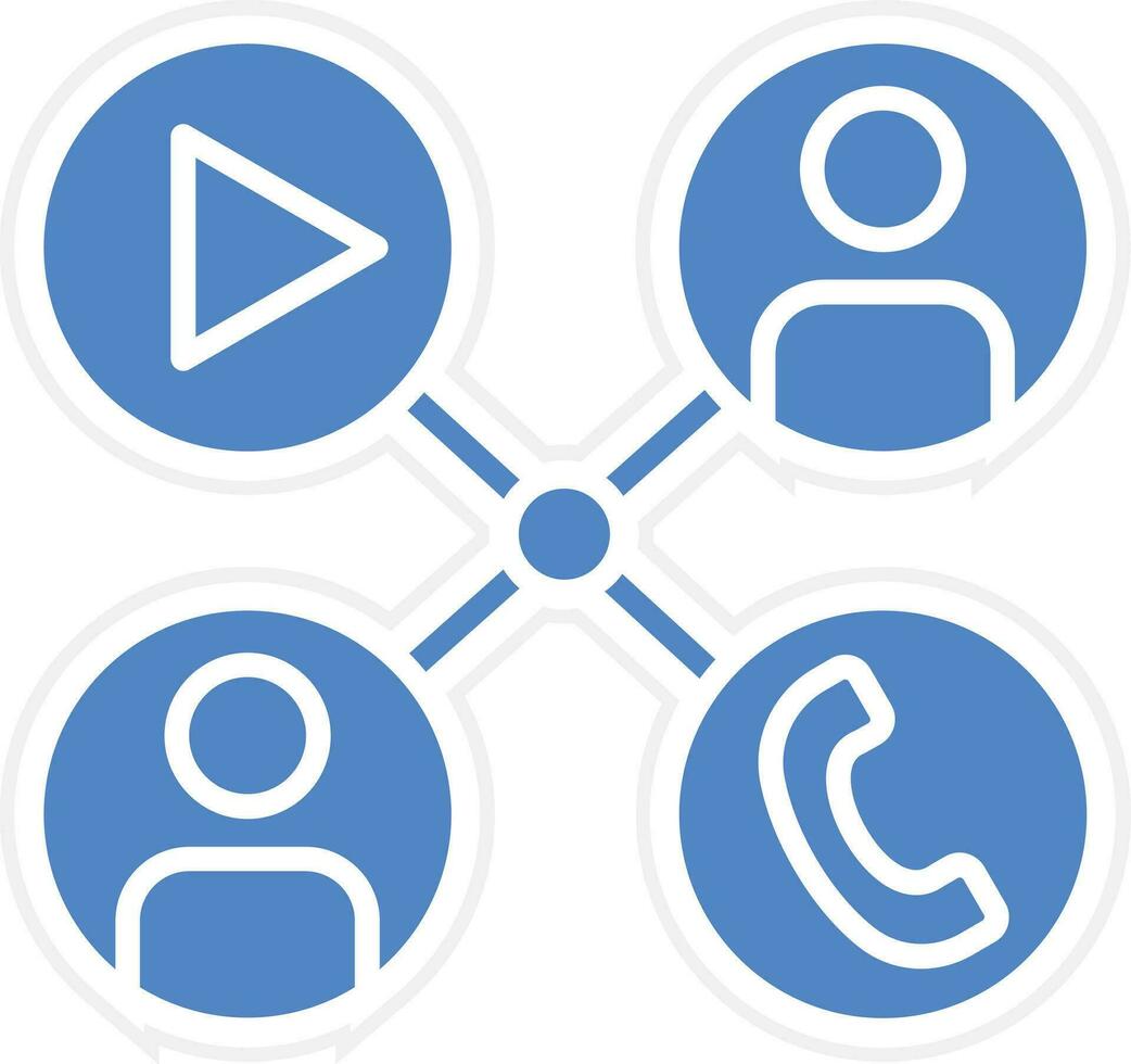 Social Network Vector Icon