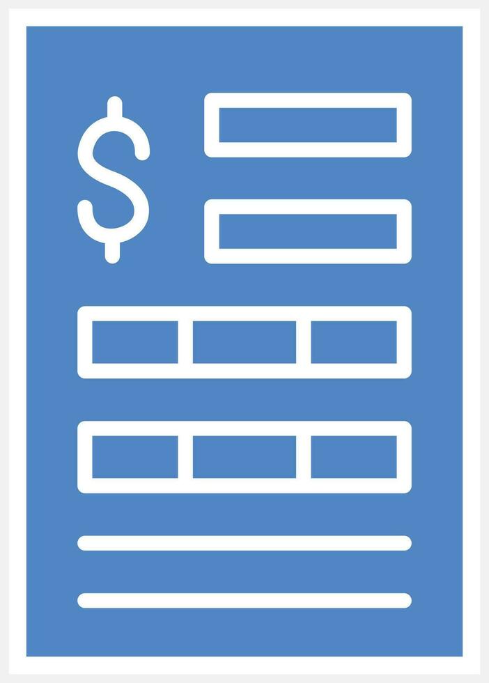 Invoice Vector Icon