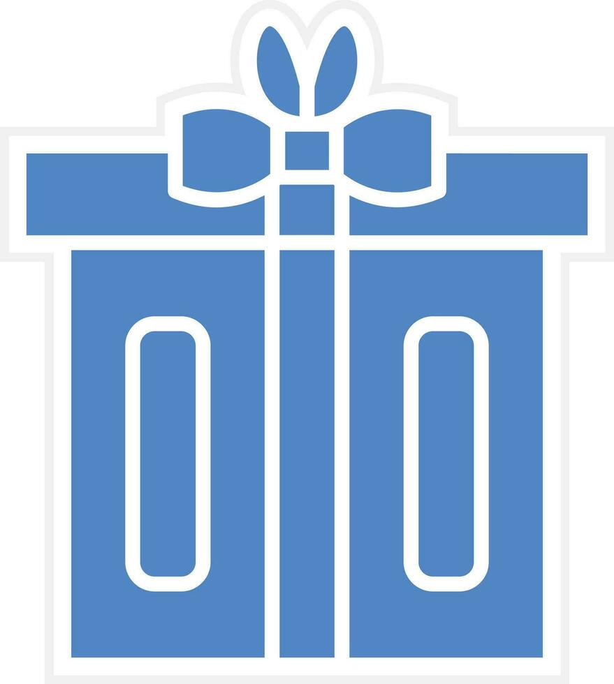 icono de vector de caja de regalo