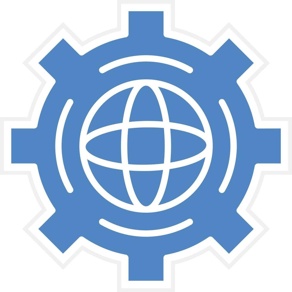 Global Settings Vector Icon