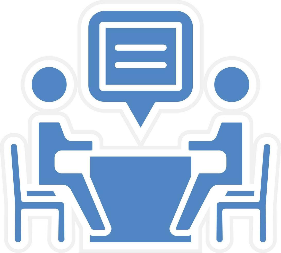 Interview Vector Icon