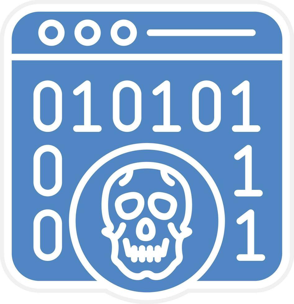 Website Hacked Vector Icon