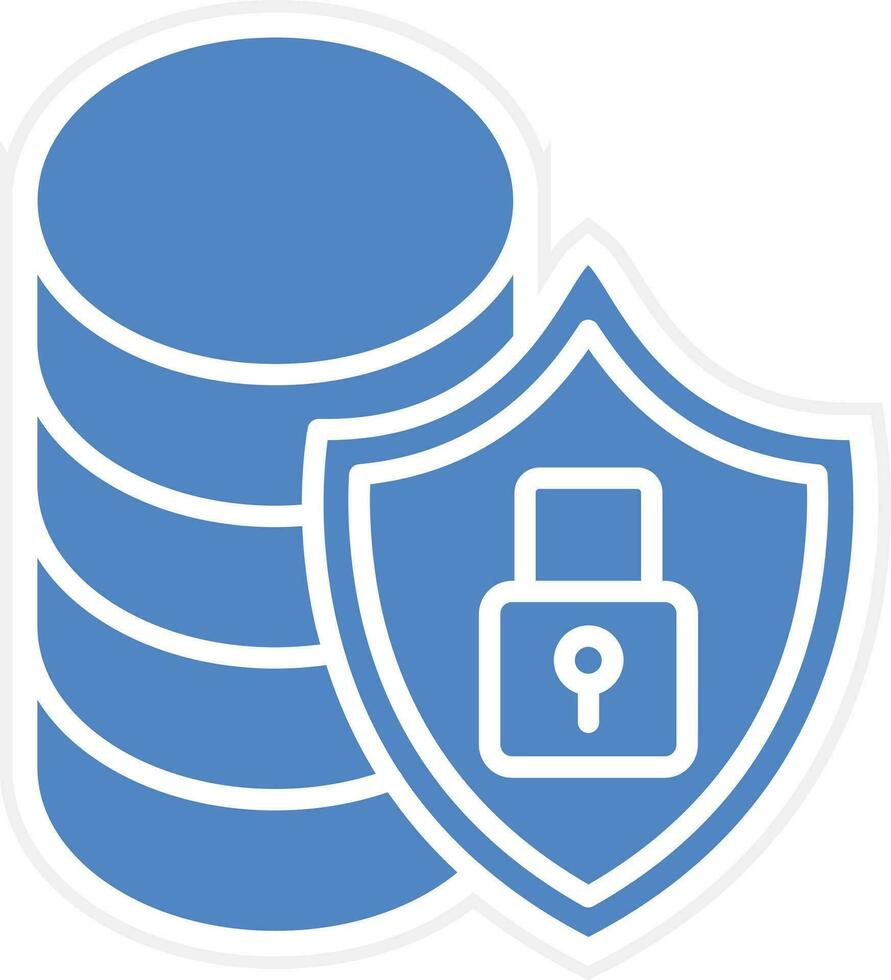 Database Security Vector Icon