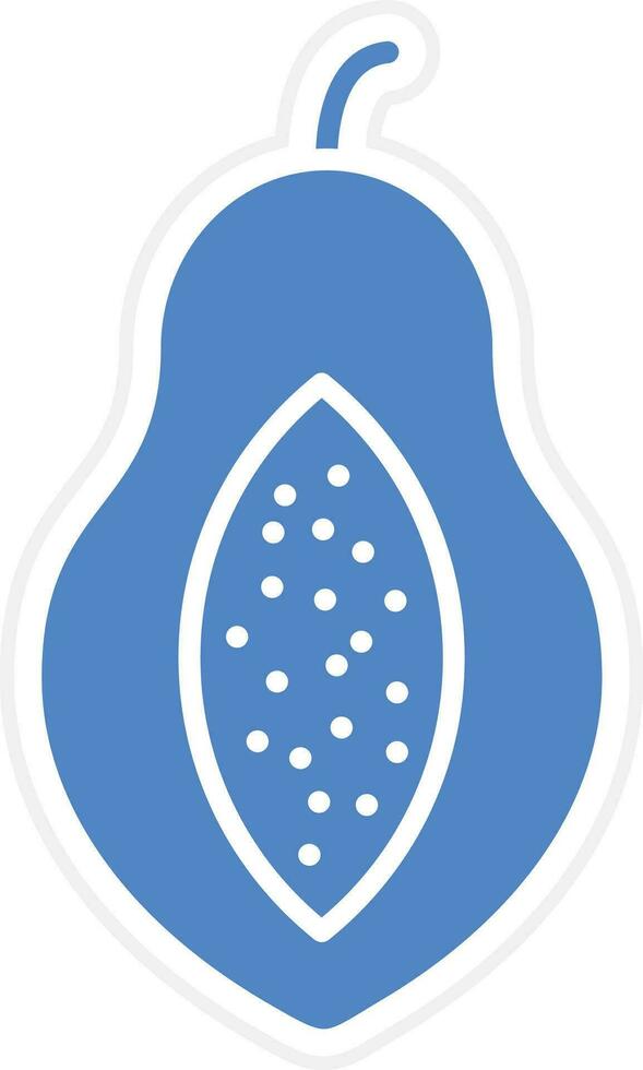 Papaya Vector Icon