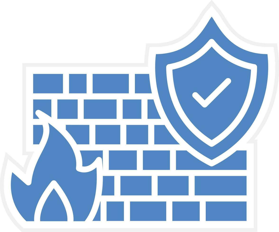 Firewall Vector Icon