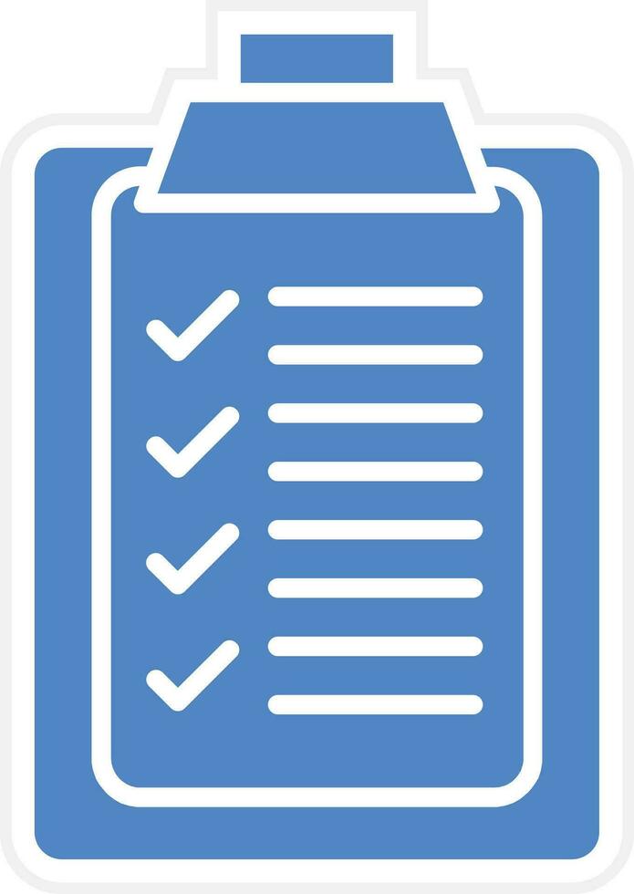 Checklist Vector Icon