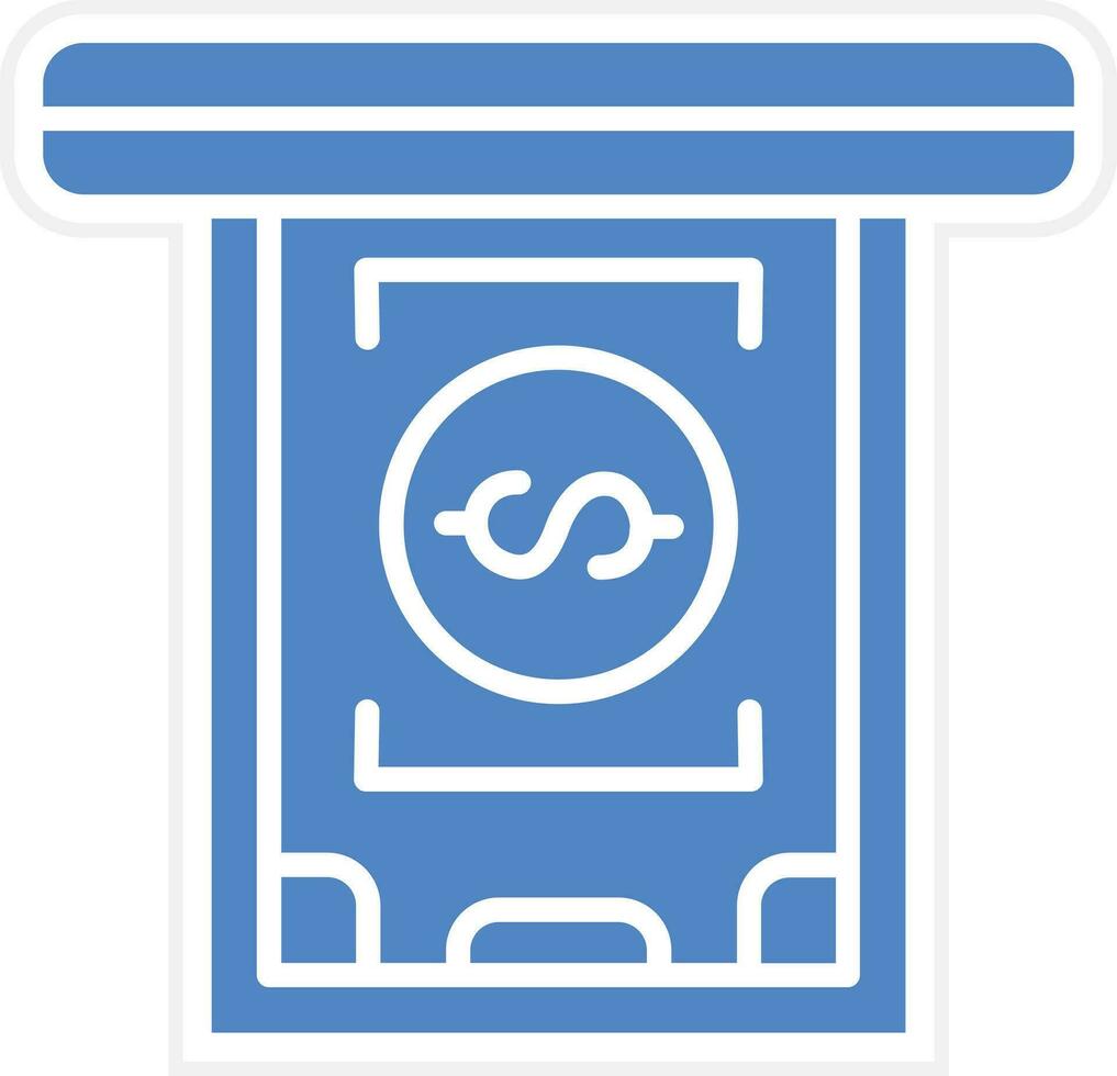 Cash Withdrawal Vector Icon