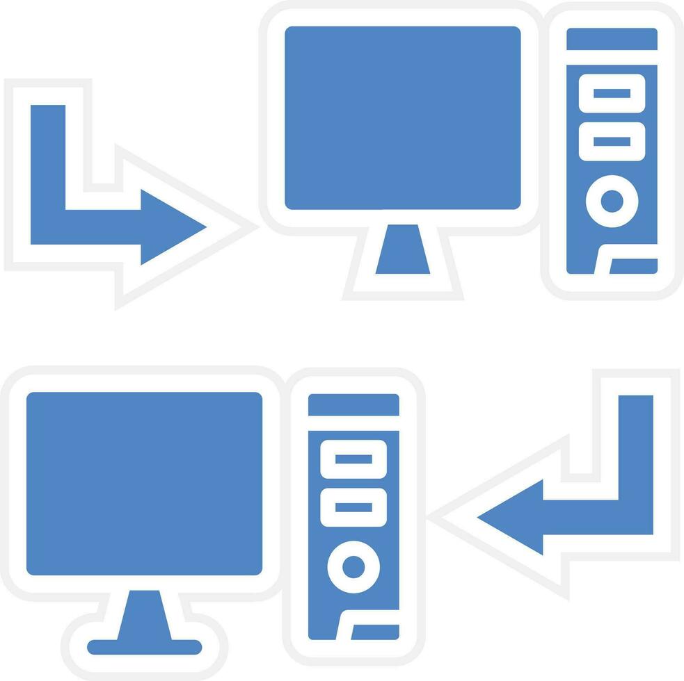 Shared Systems Vector Icon