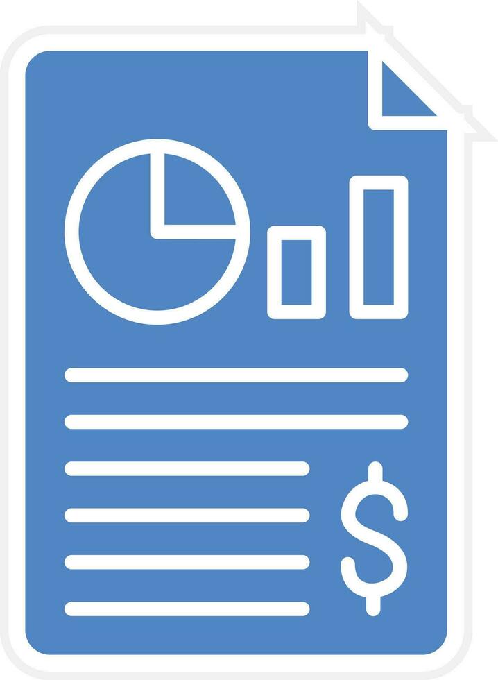 Business Report Vector Icon