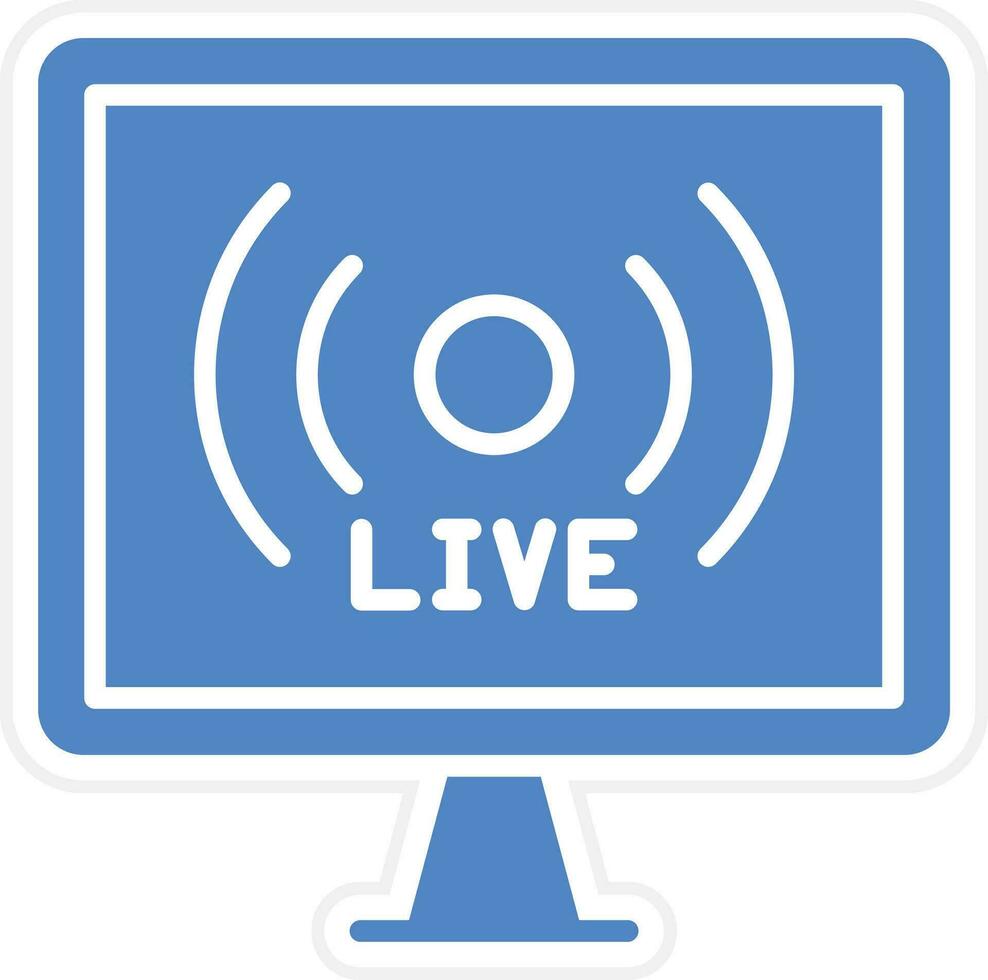 Broadcasting Vector Icon