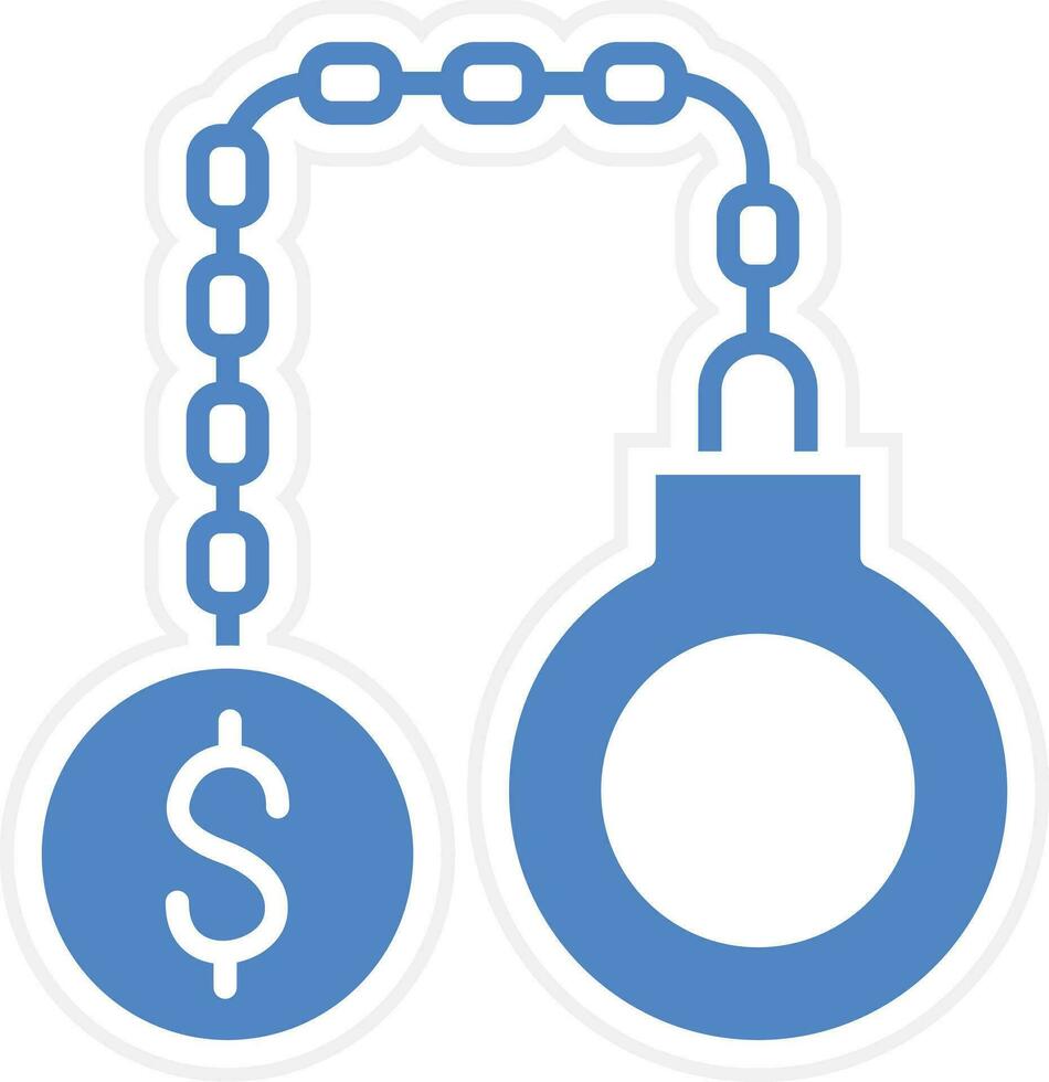 Money Debt Vector Icon
