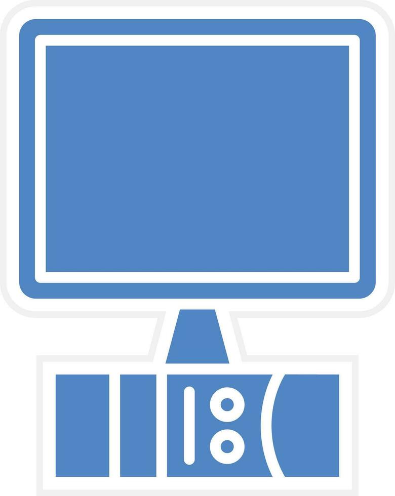 Computer Vector Icon