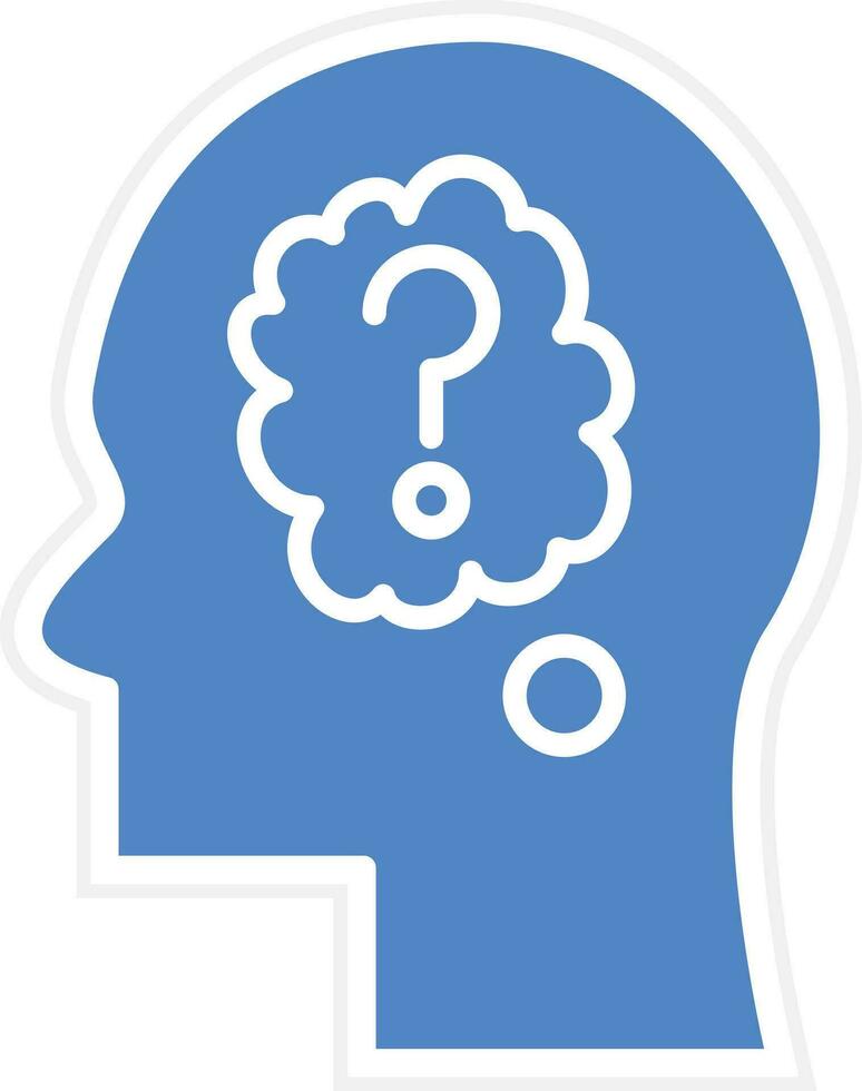 Thinking Vector Icon