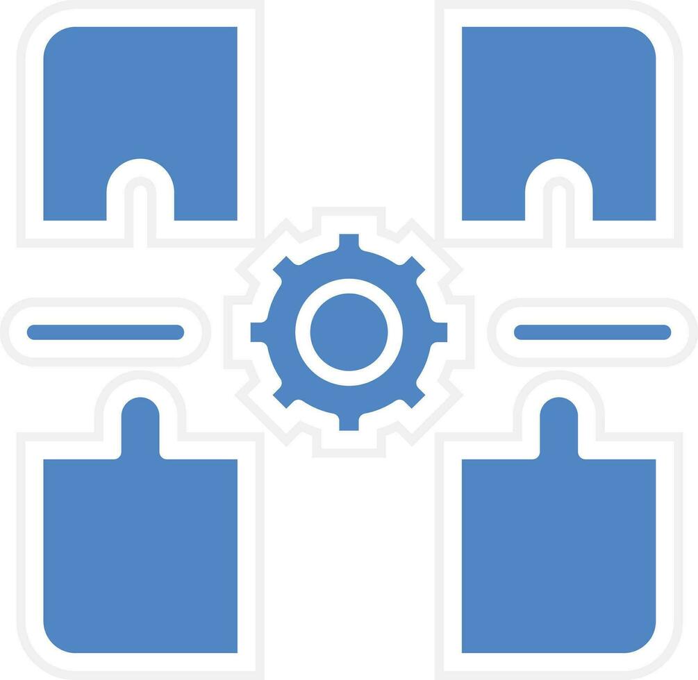 Puzzle Solution Vector Icon