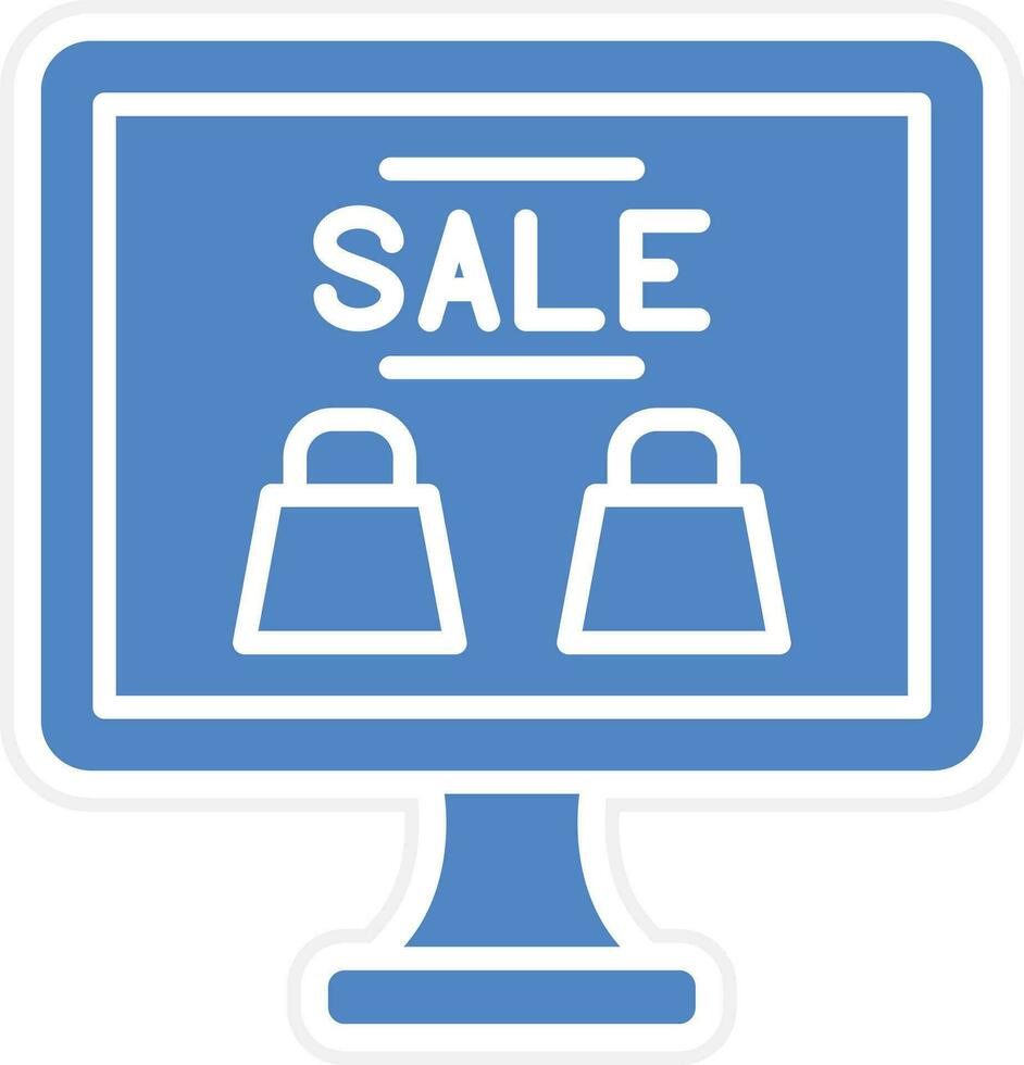 Online Sale Vector Icon