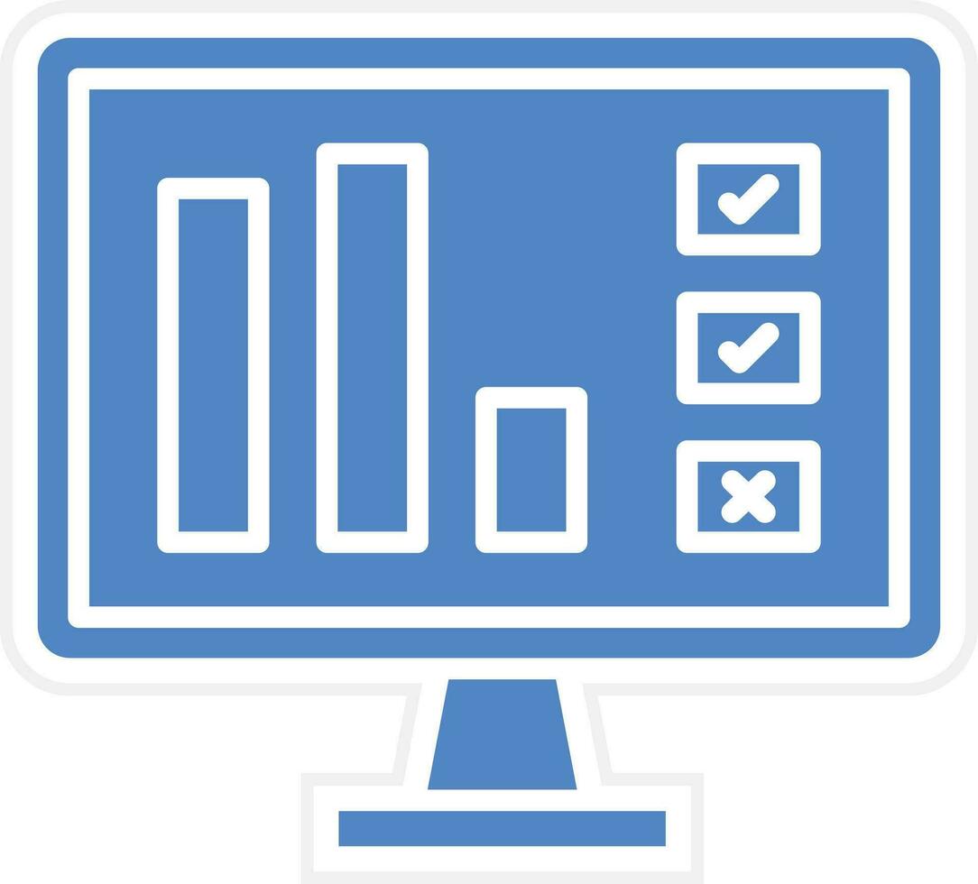 Online Report Vector Icon