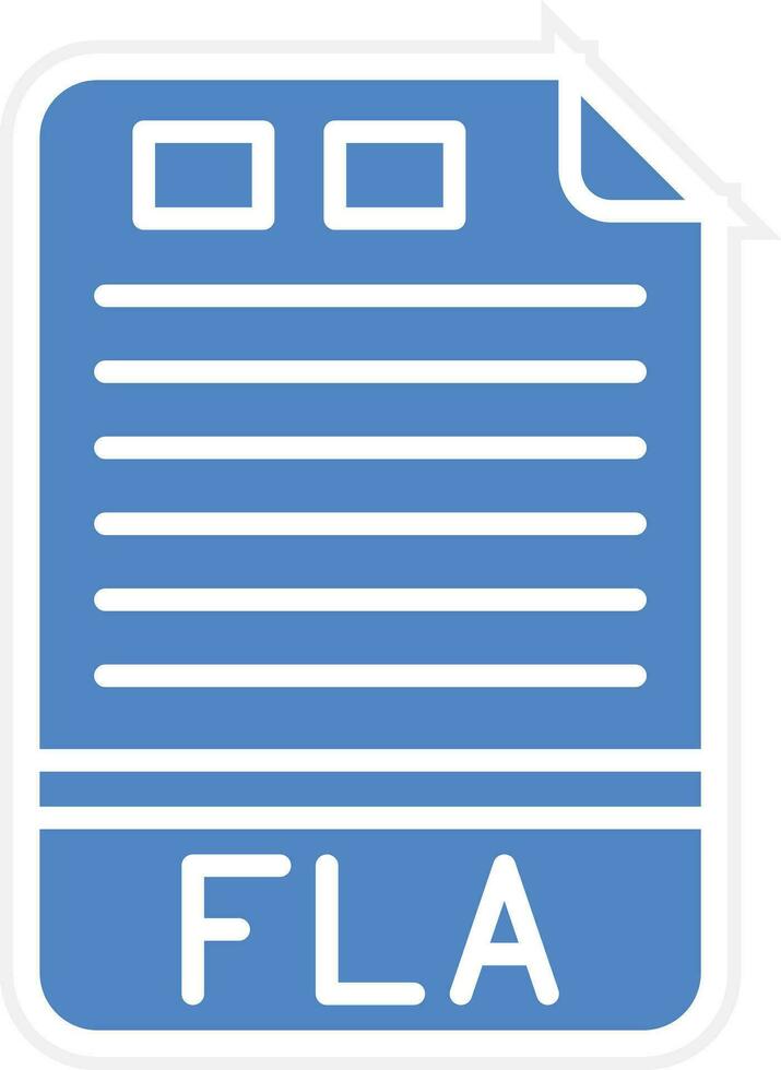 FLA Vector Icon