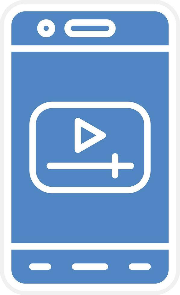 Mobile Video Vector Icon