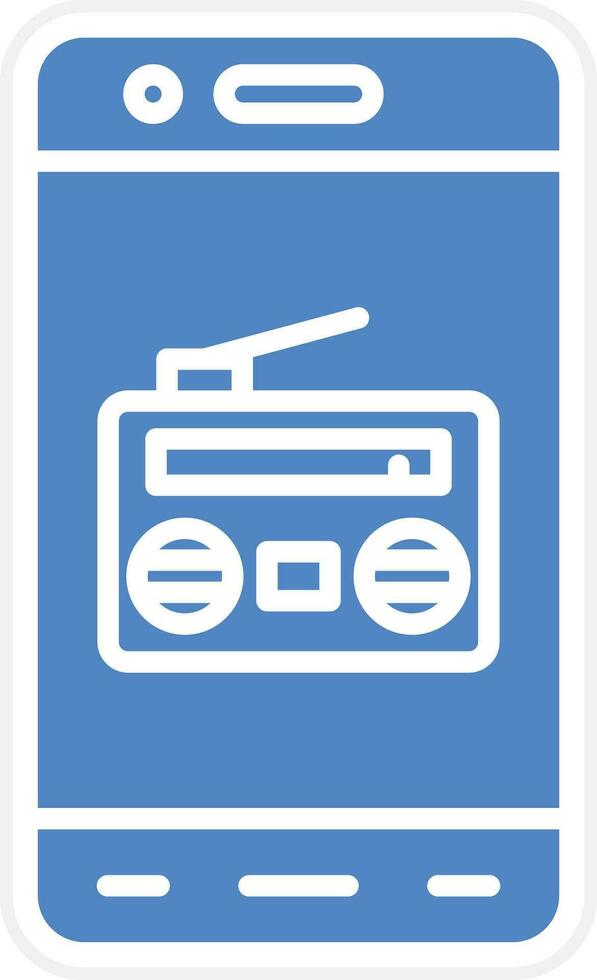 Mobile Radio Vector Icon