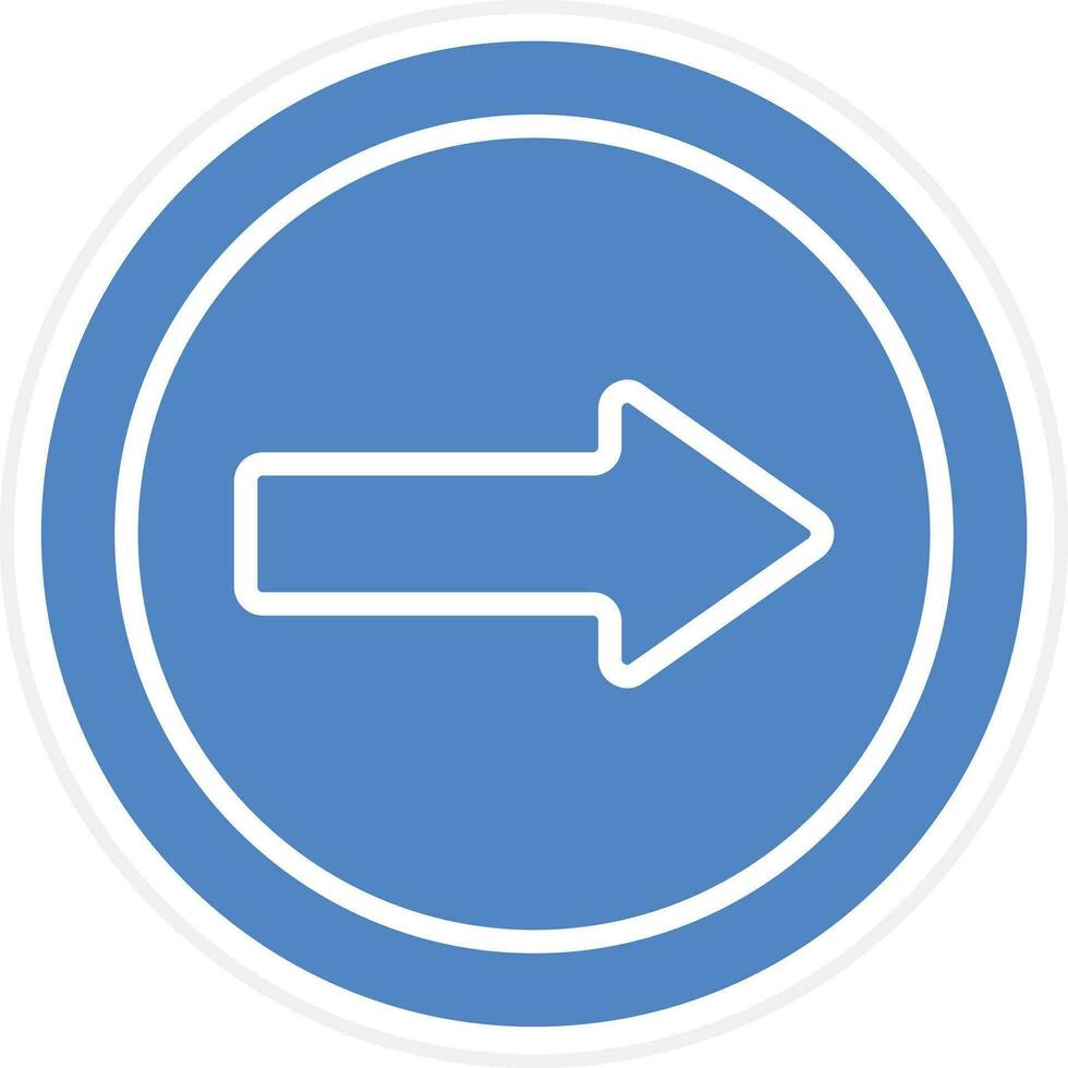 One Way Vector Icon